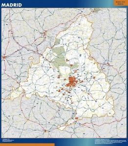 Mapa Magnetico Comunidad Madrid